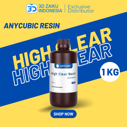 Anycubic High Clear Resin Transparent 3D Printer MSLA DLP LCD Anycubic High Clear Resin Transparent 3D Printer MSLA DLP LCD